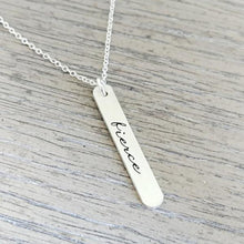 Load image into Gallery viewer, Fierce Vertical Bar Necklace