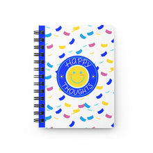 Load image into Gallery viewer, Happy Thoughts Spiral Bound Blank Journal
