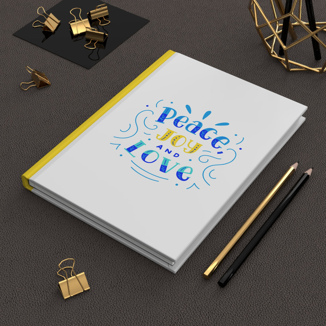 Peace, Joy & Love Blank Journal