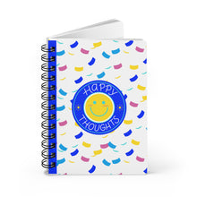 Load image into Gallery viewer, Happy Thoughts Spiral Bound Blank Journal
